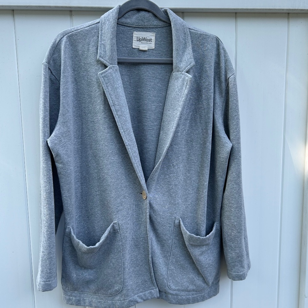 Upwest Hemp/Cotton sweatshirt blazer